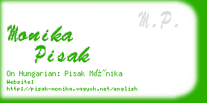 monika pisak business card